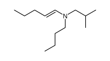 butyl-isobutyl-pent-1-enyl-amine结构式