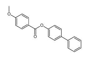 [1,1'-biphenyl]-4-yl 4-methoxybenzoate Structure