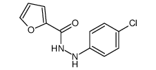 N'-(4-chlorophenyl)furan-2-carbohydrazide结构式
