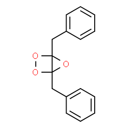 1,4-Bis(phenylmethyl)-2,3,5-trioxabicyclo[2.1.0]pentane结构式