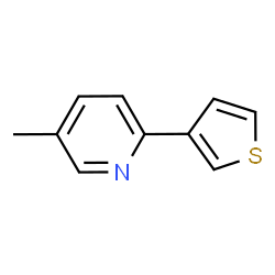 5-Methyl-2-(thiophen-3-yl)pyridine Structure