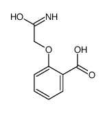 2-(2-amino-2-oxoethoxy)benzoic acid Structure