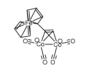 Co2(CO)6( 2-ferrocenylacetylene)结构式