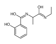 N-[1-(ethylamino)-1-oxopropan-2-yl]-2-hydroxybenzamide结构式