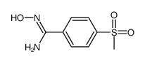 N-Hydroxy-4-Methanesulfonylbenzene-1-carboxiMidaMide Structure