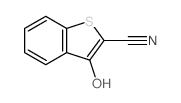 3-hydroxybenzothiophene-2-carbonitrile结构式