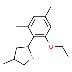 Pyrrolidine, 2-(2-ethoxy-4,6-dimethylphenyl)-4-methyl- (9CI)结构式