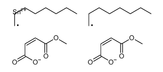 methyl (Z,Z)-8,8-dioctyl-3,6,10-trioxo-2,7,9-trioxa-8-stannatrideca-4,11-dien-13-oate结构式