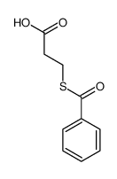 3-benzoylsulfanylpropanoic acid结构式