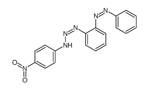 4-nitro-N-[(2-phenyldiazenylphenyl)diazenyl]aniline Structure