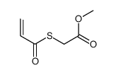 methyl 2-prop-2-enoylsulfanylacetate结构式