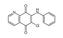 7-anilino-6-chloroquinoline-5,8-dione Structure