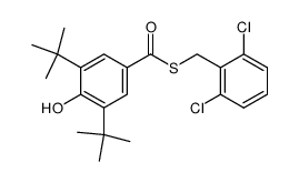 (2,6-Dichlorbenzyl)-3,5-di-tert.-butyl-4-hydroxythiolobenzoat Structure