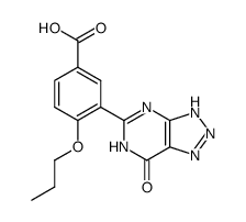 3-(7-oxo-6,7-dihydro-1H-[1,2,3]triazolo[4,5-d]pyrimidin-5-yl)-4-propoxy-benzoic acid Structure