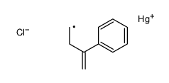 chloro(3-phenylbut-3-enyl)mercury Structure