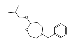 4-benzyl-7-(2-methylpropoxy)-1,4-oxazepane结构式