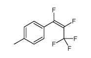 1-methyl-4-(1,2,3,3,3-pentafluoroprop-1-enyl)benzene Structure