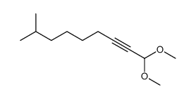 1,1-dimethoxy-8-methylnon-2-yne结构式