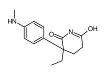3-ethyl-3-[4-(methylamino)phenyl]piperidine-2,6-dione Structure