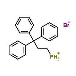 (3,3,3-Triphenylpropyl)phosphonium bromide structure