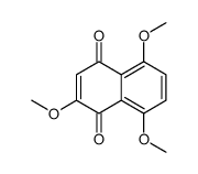 2,5,8-trimethoxynaphthalene-1,4-dione结构式