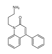 1-(3-aminopropyl)-4-phenylquinolin-2-one Structure