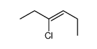 3-chlorohex-3-ene Structure