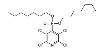 2,3,5,6-tetrachloro-4-diheptoxyphosphorylpyridine Structure