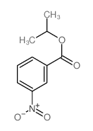 propan-2-yl 3-nitrobenzoate结构式