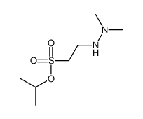 propan-2-yl 2-(2,2-dimethylhydrazinyl)ethanesulfonate Structure