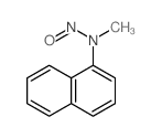 N-methyl-N-naphthalen-1-yl-nitrous amide Structure