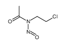 N-(2-chloroethyl)-N-nitrosoacetamide Structure