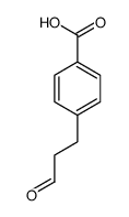 4-(3-Oxopropyl)benzoic acid Structure
