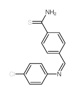 Benzenecarbothioamide,4-[[(4-chlorophenyl)imino]methyl]- picture