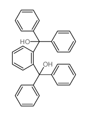 1,2-Benzenedimethanol, α,α,α',α'-tetraphenyl- Structure