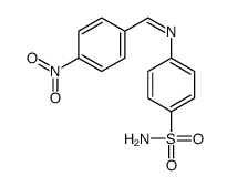 4-[(4-nitrophenyl)methylideneamino]benzenesulfonamide Structure