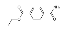 ethyl 4-(aminocarbonyl)benzoate结构式