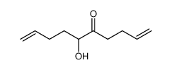6-hydroxy-deca-1,9-dien-5-one结构式
