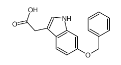 2-(6-phenylmethoxy-1H-indol-3-yl)acetic acid Structure