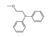 (2-methoxyethyl)diphenylphosphine结构式