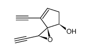 1-Oxaspiro[2.4]hept-6-en-4-ol, 2,7-diethynyl-, (2S,3S,4R)- (9CI) Structure
