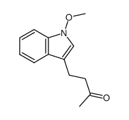 4-(1-methoxyindol-3-yl)-2-butanone结构式