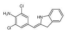 2,6-Dichloro-4-[(1,3-dihydro-2H-indol-2-ylidene)methyl]aniline picture