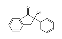 3-hydroxy-3,4-diphenylbutan-2-one结构式