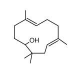 (4E,8E)-2,2,5,9-tetramethylcycloundeca-4,8-dienol结构式