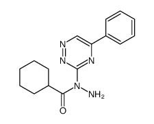 N-(5-phenyl-1,2,4-triazin-3-yl)cyclohexanecarbohydrazide Structure