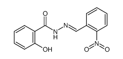 2-nitro-benzylidene salicylichydrazide Structure