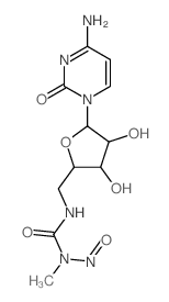 3-[[5-(4-amino-2-oxo-pyrimidin-1-yl)-3,4-dihydroxy-oxolan-2-yl]methyl]-1-methyl-1-nitroso-urea picture