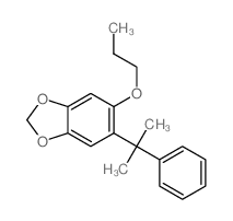 1,3-Benzodioxole,5-(1-methyl-1-phenylethyl)-6-propoxy- picture