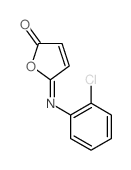 5-(2-chlorophenyl)iminofuran-2-one structure